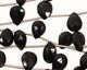 Spinel Faceted Flat Teardrop 7-9x8-12mm