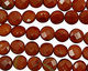 Red Jasper Faceted Coin 8mm
