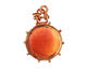 Patricia Healey Copper Dotted Round Bezel 34x50mm