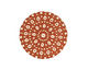 Lillypilly Bronze Crochet Anodized Aluminum Disc 25mm, 24 gauge