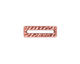 TierraCast Antique Copper (plated) Hammered Rectangle Link 18x6mm