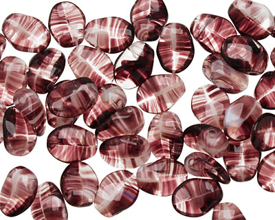 Czech Glass Raisin Petal 6x8mm