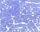 TOHO Transparent Frosted Light Sapphire Cube 4mm Seed Bead