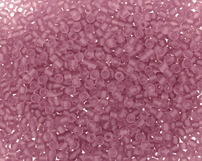 TOHO Transparent Frosted Light Amethyst Round 11/0 Seed Bead