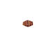 African Paper (violet, terra cotta, tan stripe) Rice 9-10x6mm