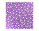 Lillypilly Purple Scattered Dots Anodized Aluminum Sheet 3"x3", 24 gauge