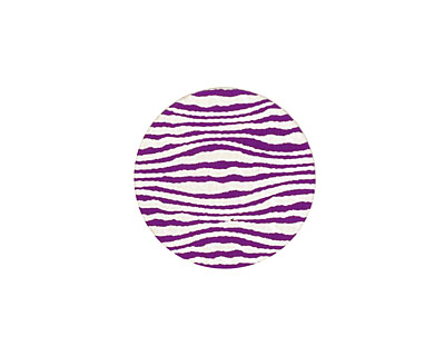 Lillypilly Purple Zebra Anodized Aluminum Disc 19mm, 24 gauge