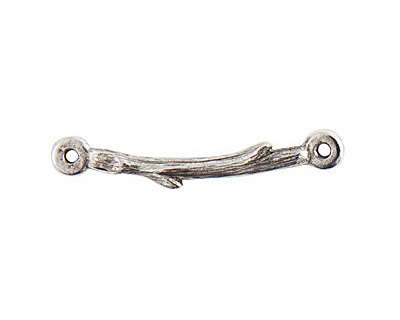 Nunn Design Antique Silver (plated) Mini Twig Connector 32x2mm