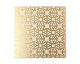 Lillypilly Gold Starburst Anodized Aluminum Sheet 3"x3", 22 gauge