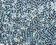 TOHO Higher Metallic Frosted Mediterranean Blue Triangle 11/0 Seed Bead