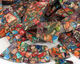 Mardi Gras Mosaic Stone Graduated Ladder 23-30x16-34mm