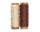 Natural/Dark Brown Hemp Twine 10 lb, 29 ft x 2 colors
