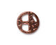 TierraCast Antique Copper (plated) Tribuckle 18mm