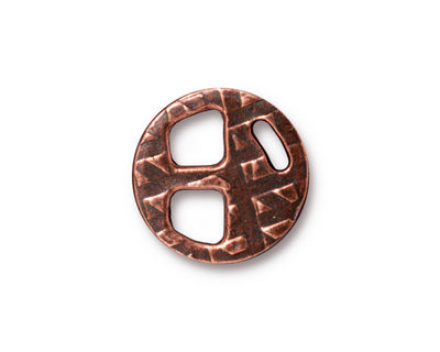 TierraCast Antique Copper (plated) Tribuckle 18mm