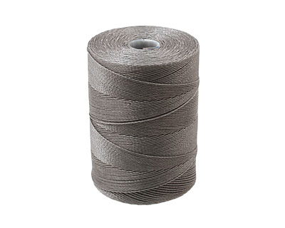 C-Lon Gray Micro (.12mm) Bead Cord