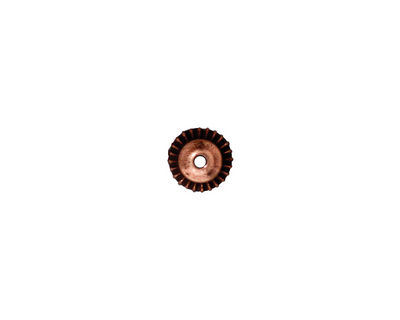 TierraCast Antique Copper (plated) Crown Bead Cap 4x7mm