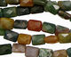 Fancy Jasper Faceted Thin Pillow 9x7mm
