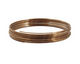 Remembrance Stainless Steel Memory Wire Harvest Gold Bracelet .25 oz.