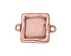 TierraCast Antique Copper (plated) Simple Square Link Frame 26x19mm