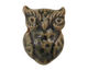 Gaea Ceramic Peacock on Tan Owl 22x30mm