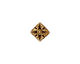 TierraCast Antique Gold (plated) Luna Diamond 11mm