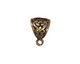 Antique Brass (plated) Large Filigree Bail 12x18mm