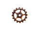 C-Koop Enameled Metal Wisteria Purple Sectioned Gear 19mm