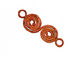 Patricia Healey Copper Double Spiral Link 35x11mm