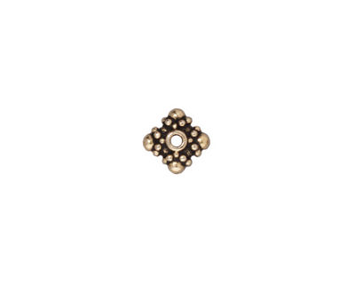 TierraCast Antique Gold (plated) Casik Bead 4x7mm