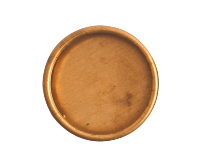 Nunn Design Brass Small Deep Circle Bezel (no loop) 26mm