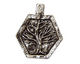 Green Girl Pewter Wisdom Tree Pendant 28x32mm