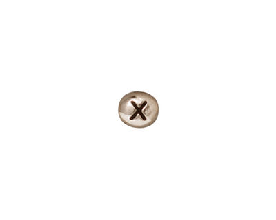 TierraCast Antique Rhodium (plated) Alphabet Bead 