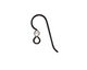TierraCast Black Niobium Earwire w/ Sterling Silver Bead