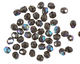 Czech Fire Polished Glass Hematite AB Round 3mm
