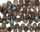 Labradorite Faceted Teardrop 5x7-9mm