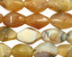 Yellow Opal Faceted Nuggets (dark) 10-16x8-11mm