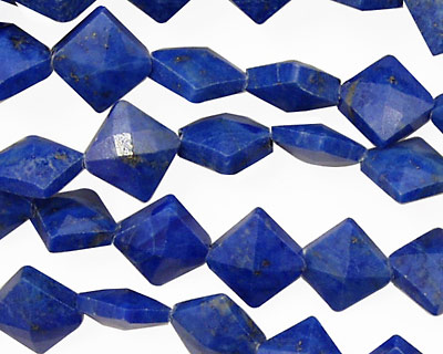 Lapis Faceted Diamond 10mm