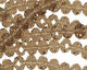 Smoky Crystal Faceted Rondelle 8mm