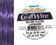 Soft Flex Silver Plated Lavender Craft Wire 24 gauge, 15 yards