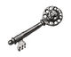 Green Girl Pewter Skull Key 15x47mm