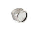 Nunn Design Silver (plated) Large Circle Adustable Ring 21mm