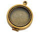 Nunn Design Antique Gold (plated) Small Beaded Locket 30mm
