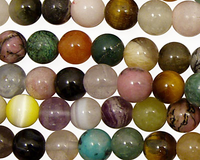Multi Gemstone Round 8mm