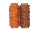 Orange/Dark Brown Hemp Twine 20 lb, 29 ft x 2 colors