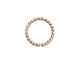 Nunn Design Antique Silver (plated) Grande Rope Jump Ring 17mm