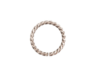 Nunn Design Antique Silver (plated) Grande Rope Jump Ring 17mm