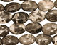 Black Tree Agate Flat Oval 14x10mm