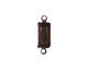 Nunn Design Antique Copper (plated) Rectangle Prong Setting 16x6mm