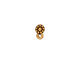 TierraCast Antique Gold (plated) Small Beaded Ear Post 5x8mm