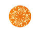 Lillypilly Orange Kaleidoscope Anodized Aluminum Disc 25mm, 24 gauge
